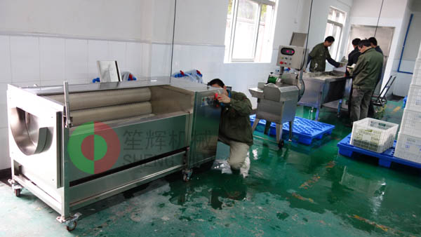 我公司為日資企業WCSP提供芥茉加工線！