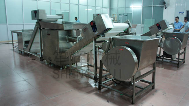 我公司為佛山Y.D食品公司提供肉類加工生產線