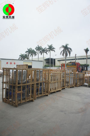 廣東珠海客戶定購大批蔬果處理生產線及相關設備出貨了！