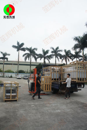 深圳給力終端客戶購買多臺食品加工處理設備