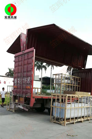 一批洗菜設備出貨了!