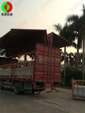 多臺氣泡洗菜機(jī)出貨交付客戶！