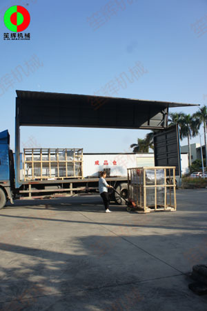 渦流洗菜機等蔬果加工設備按期出貨交付客戶!