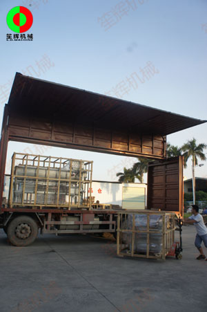 兩套渦流洗菜機發貨山東,交付客戶使用!