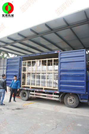 果蔬清洗等食品加工設備發往山東客戶!