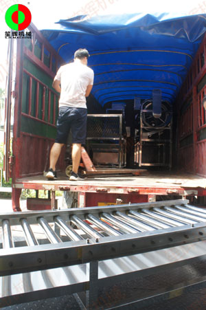 鯪魚去鱗清洗分選加工生產線出貨交付客戶!