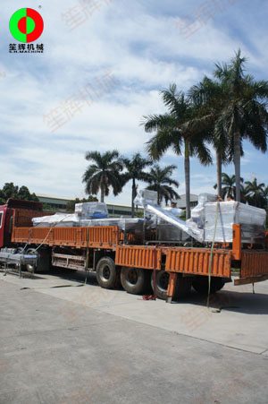 無損蔬果清洗生產線及毛刷去皮機等大批凈菜加工生產線按時交付