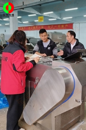 兩批客戶帶物料親臨我司試機考察,并簽訂意向合同!