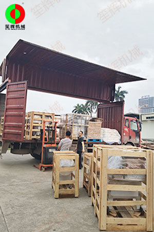 一批蔬果切割加工設備交付山東客戶!