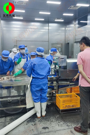 廣東中山某大型水產(chǎn)加工設(shè)備落成現(xiàn)場(chǎng)！